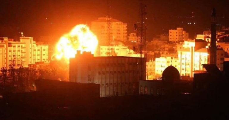 اعلن الجيش الاسرائيلي بضرب على صاروخ أطلق من قطاع غزة